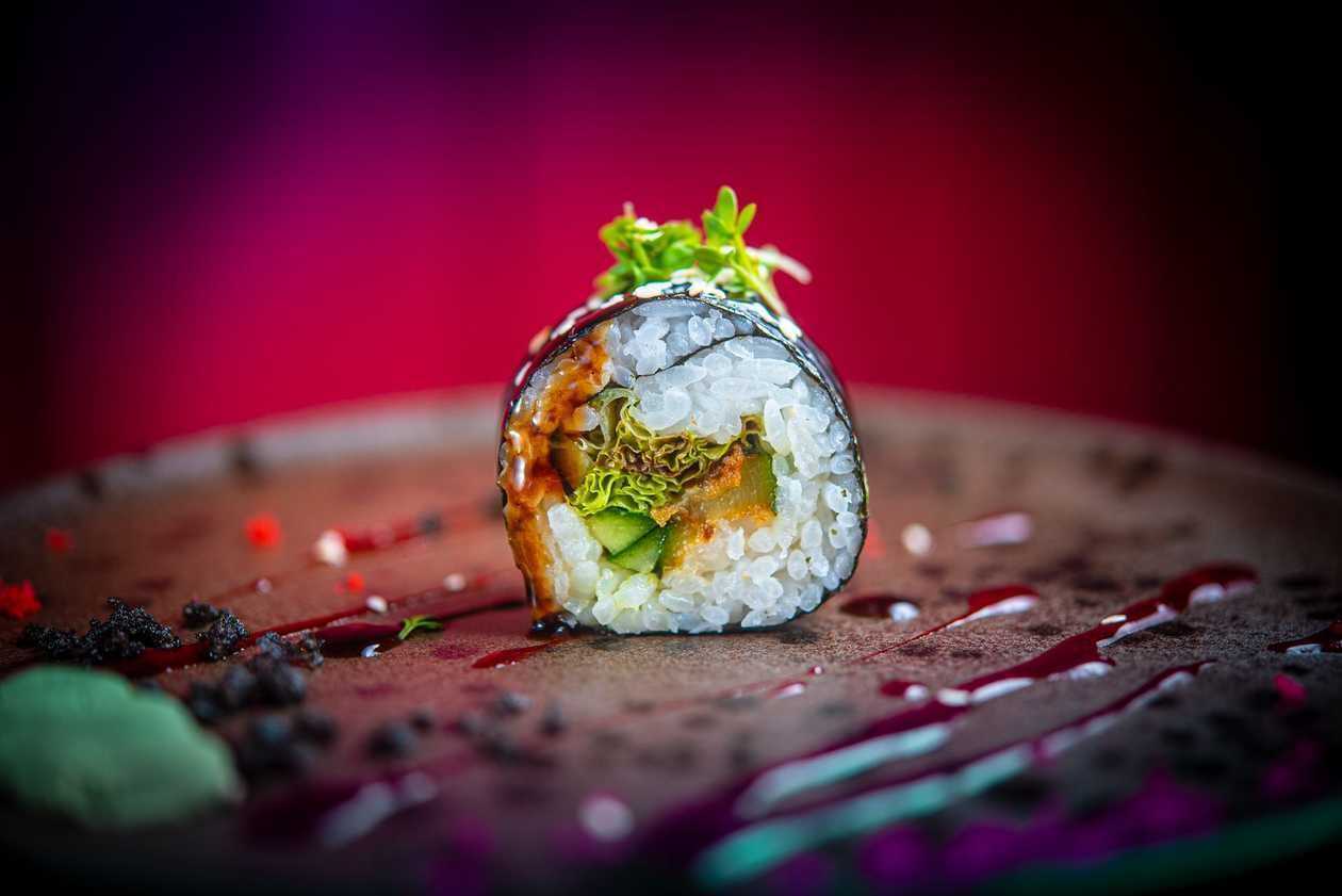 Suvikõrvitsa vegan maki (8 tk)