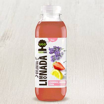 Limonáda levandule, citrón, jahoda