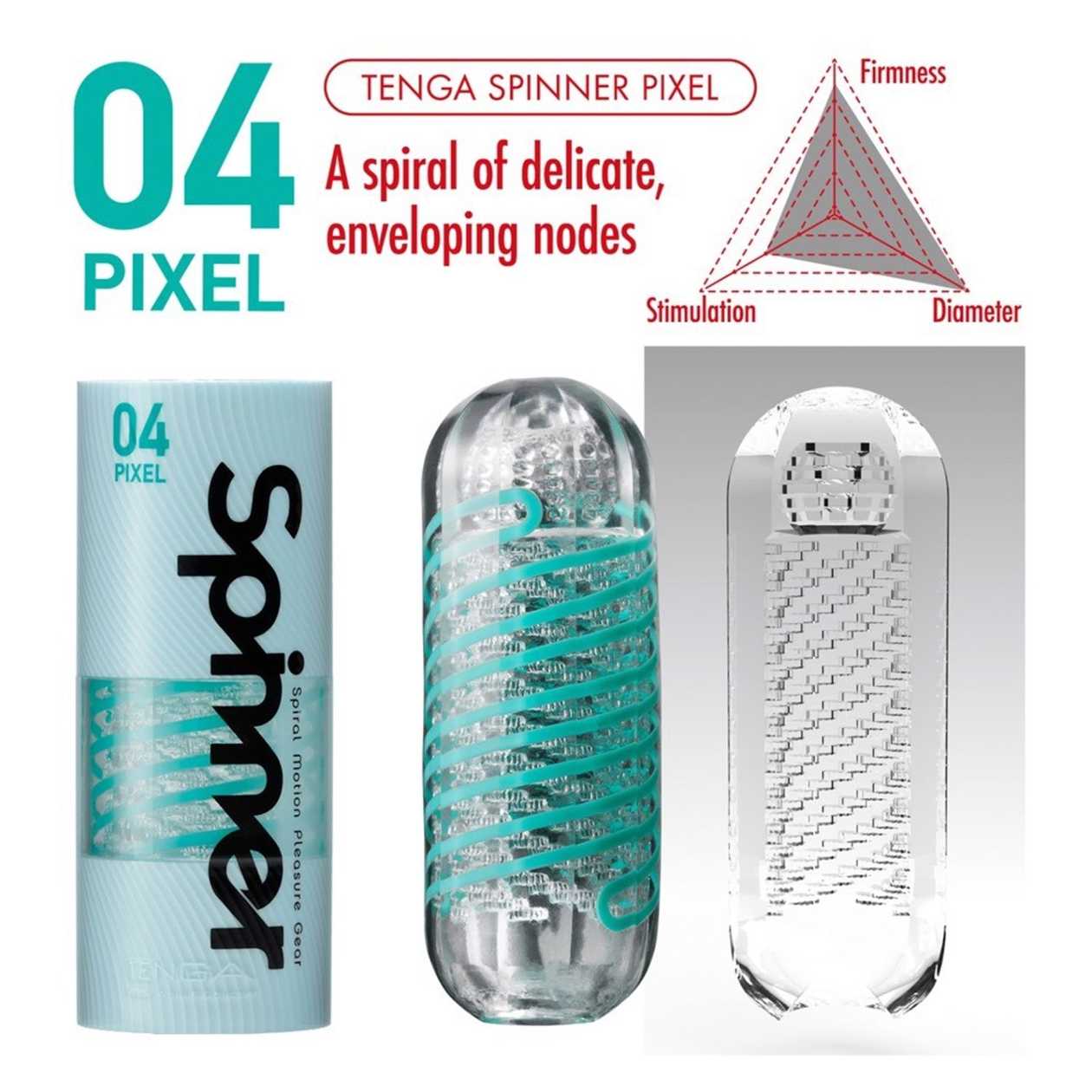 Masturbator Tenga Spinner Pixel