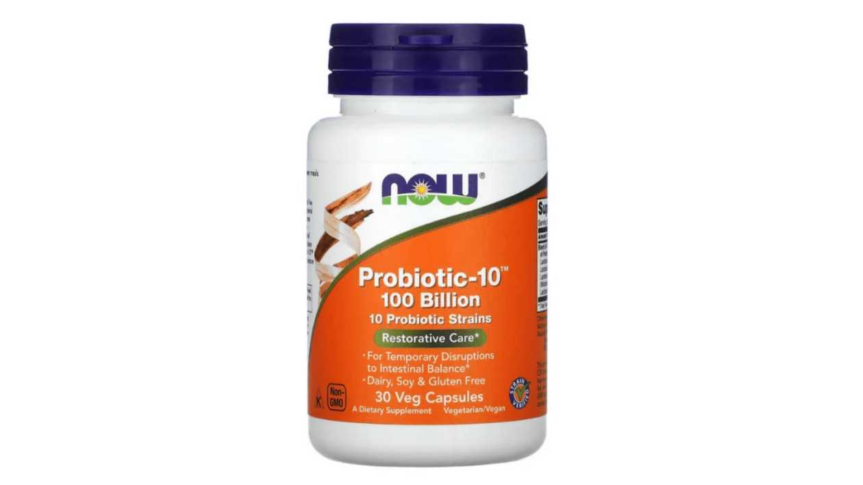 NOW Foods, Probiotic-10, 100 Billion, 30 Veg Capsules