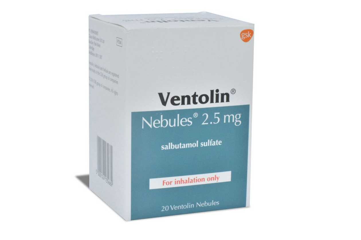 Ventolin 2.5mg Nebules (5 nebules)