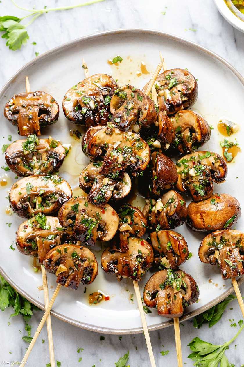 Mushroom Kebab