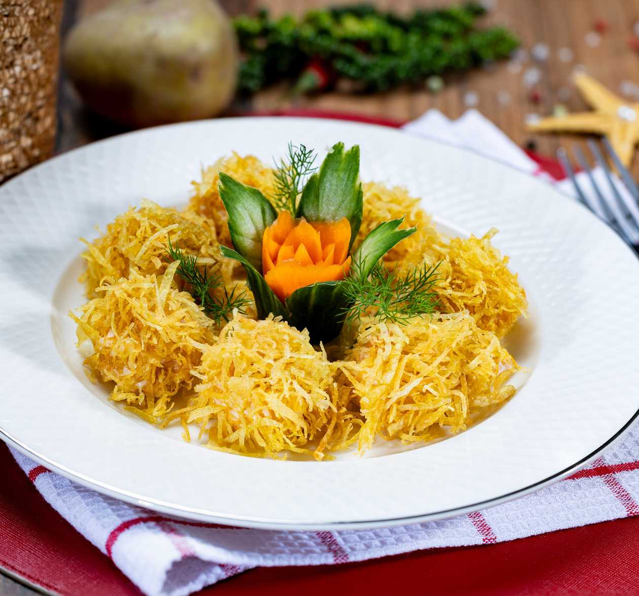 Creveți prăjiți Robă regală