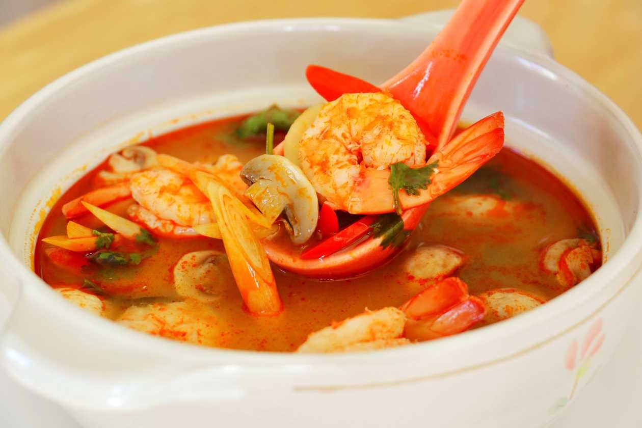 Supa Tom Yum cu creveti