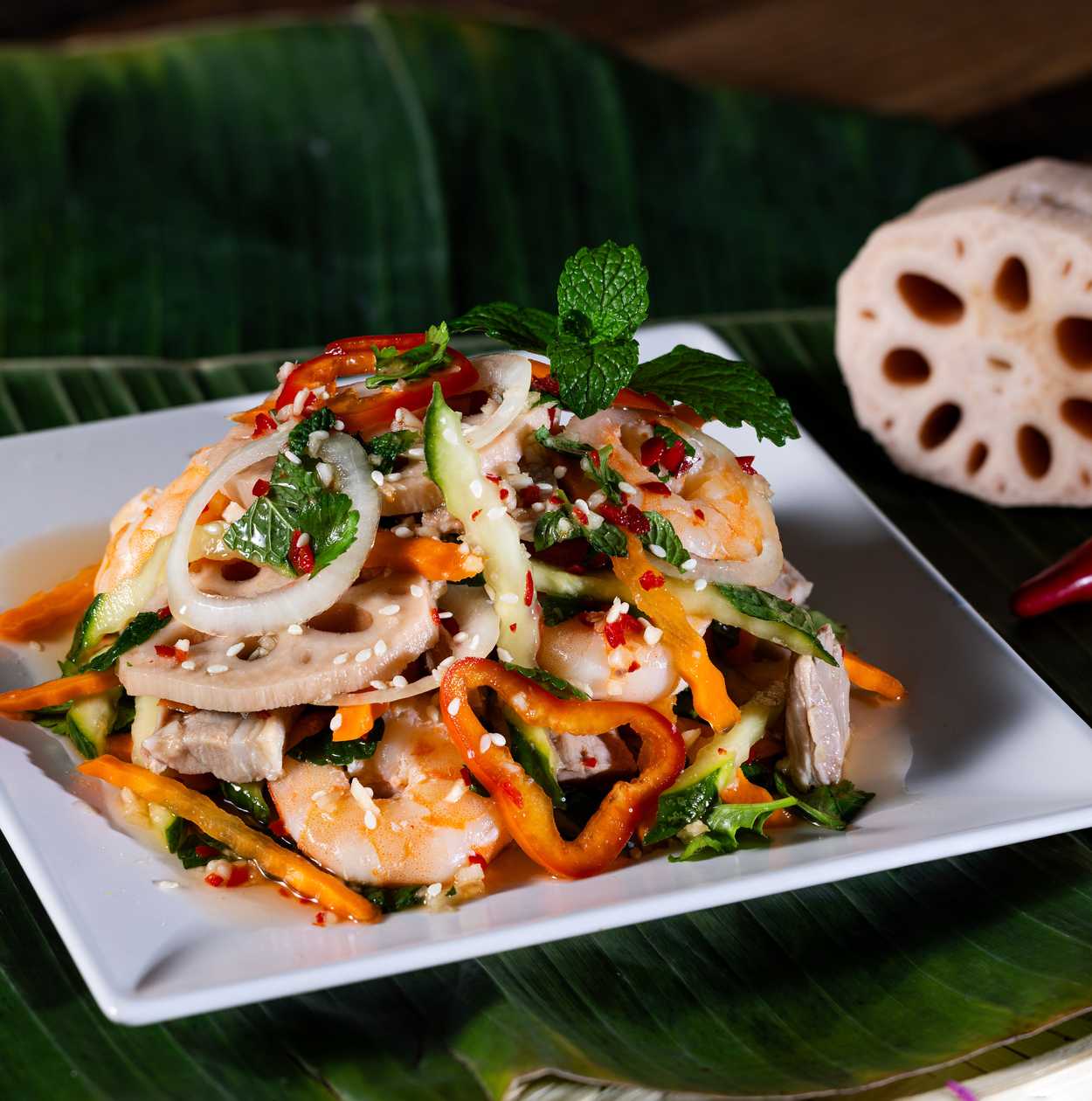 Salată muguri de lotus