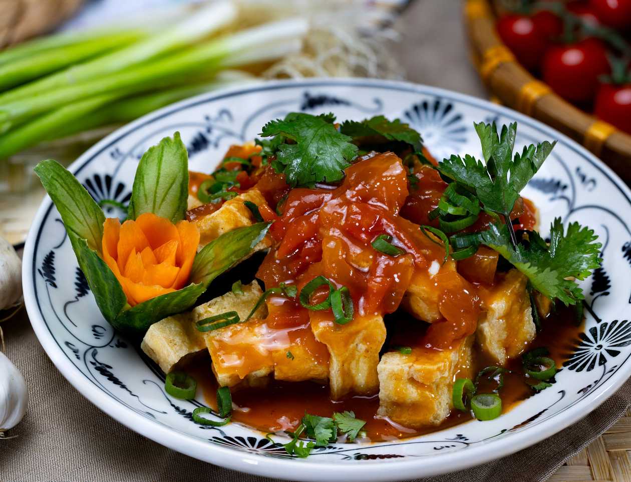Tofu in sos de rosii