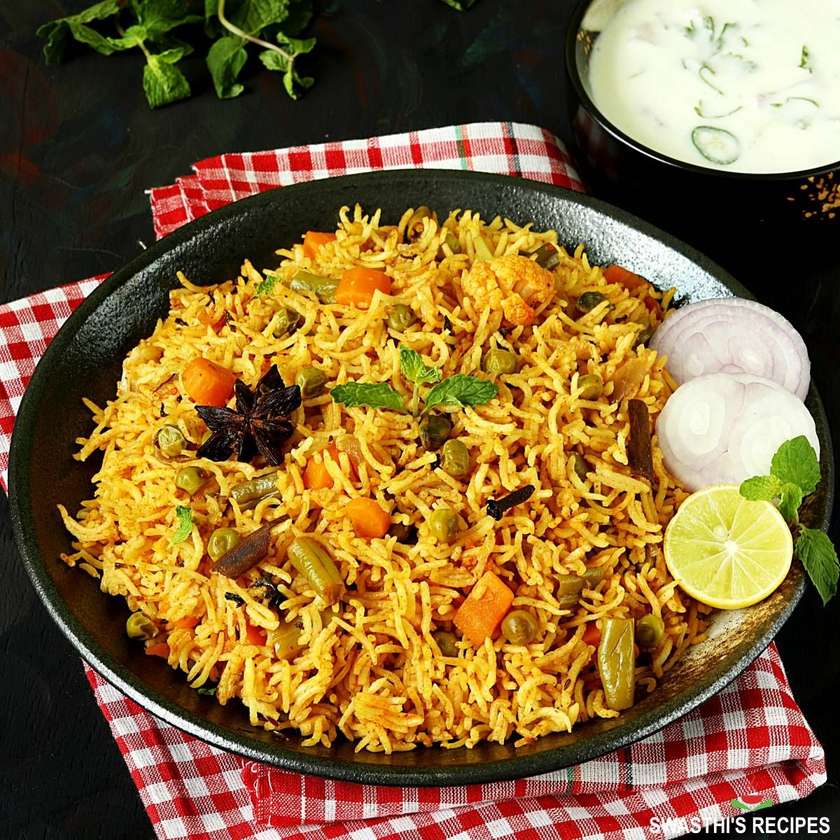 Vegetable biryani