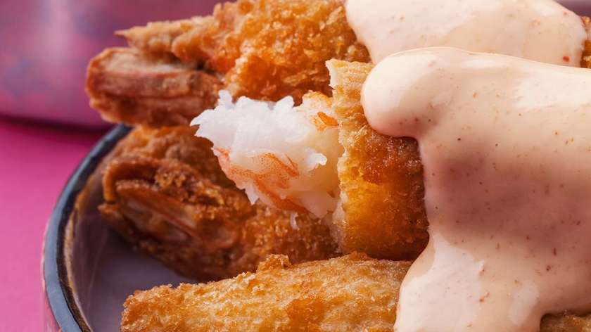 Crispy shrimps