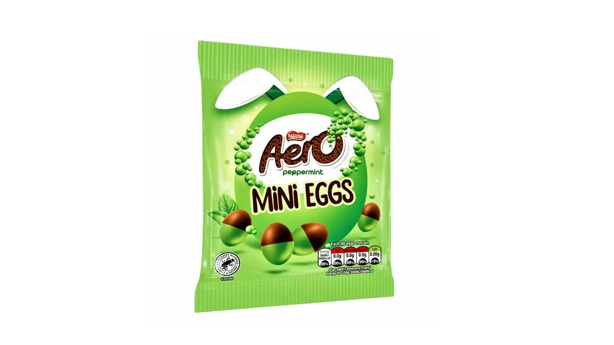 Aero Mini Eggs Peppermint, 70g