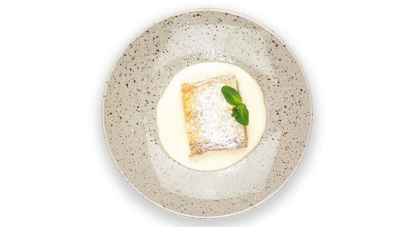 Austrian curd strudel