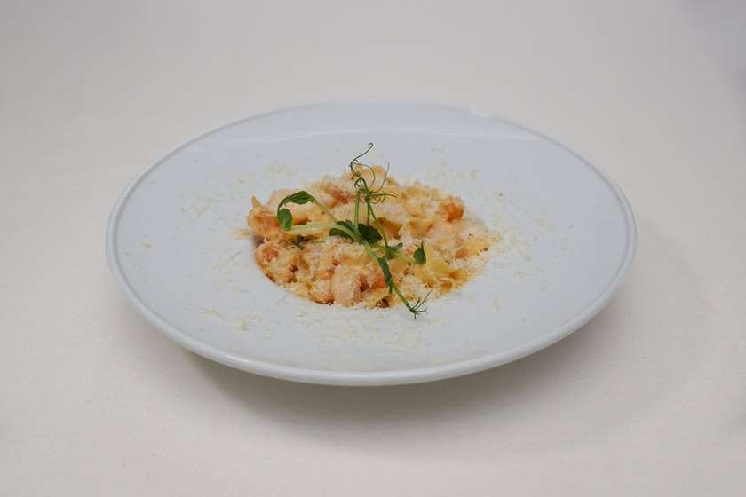 Pasta with Shrimp in Cream Sauce