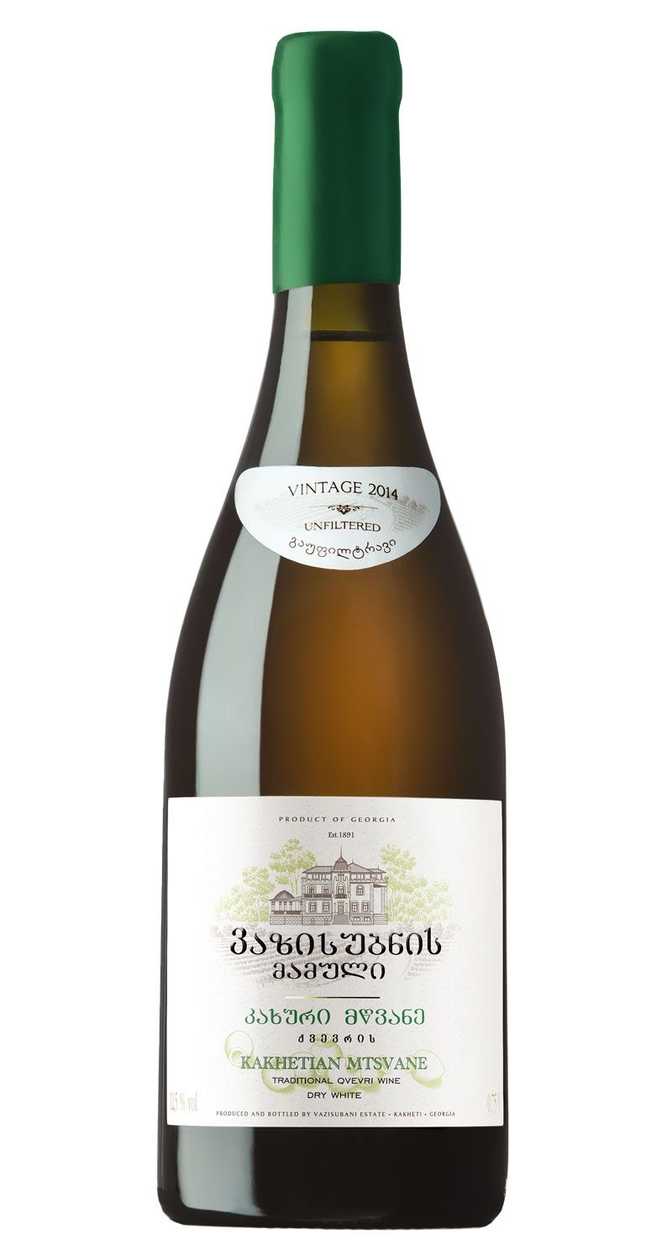 Vazisubani Estate Mtsvane Qvevro Unfiltered White Dry 0.75L