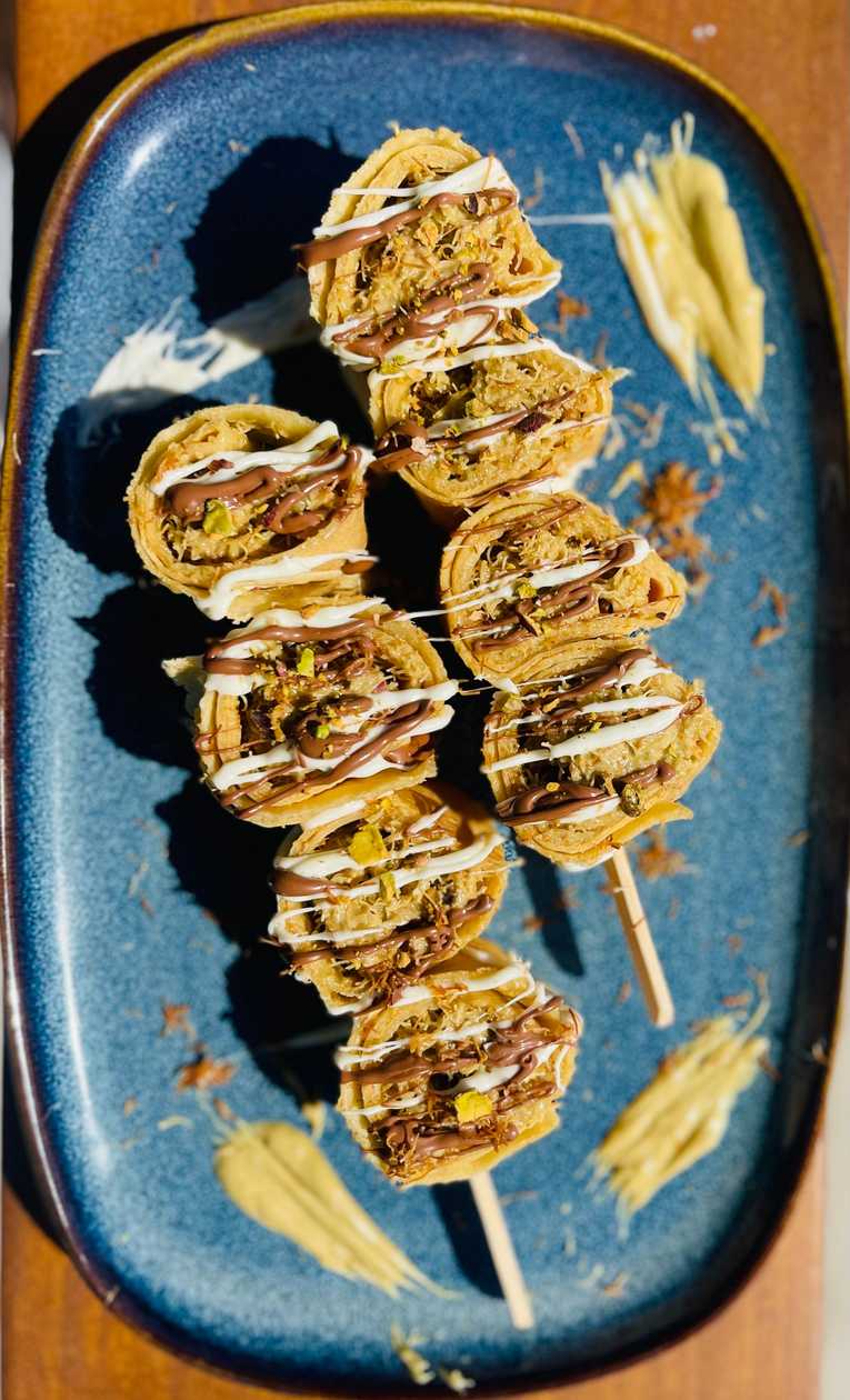 Crepe Souvlaki Dubai Chocolate