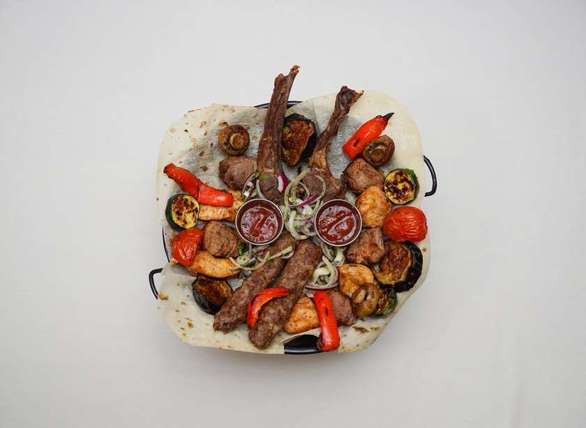Assorted shashlik