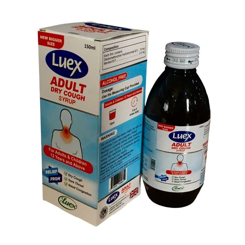 Luex Adult Dry Cough Syrup 150ml