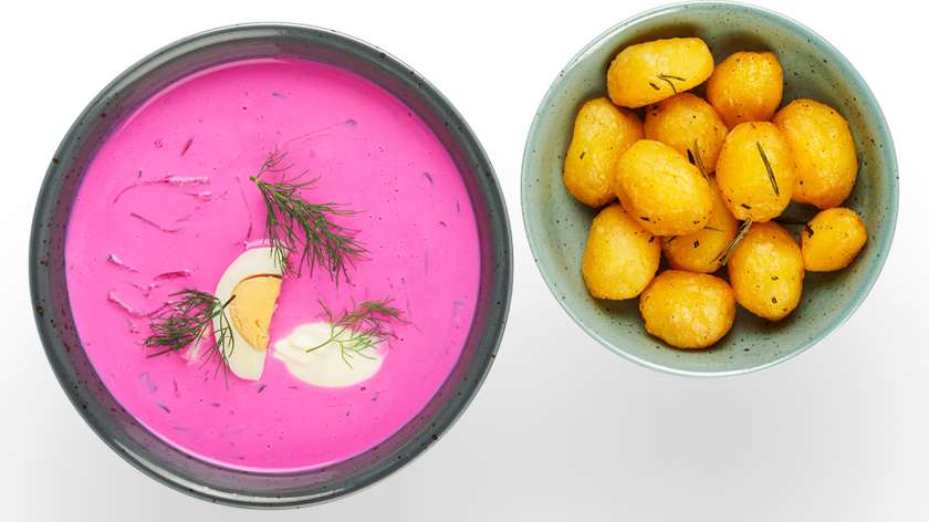 Cold beetroot soup
