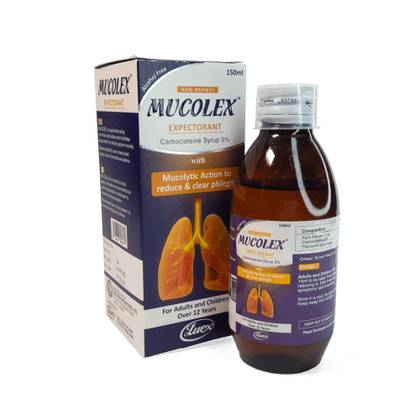 Mucolex adult Cough 150ml Syrup (X1)