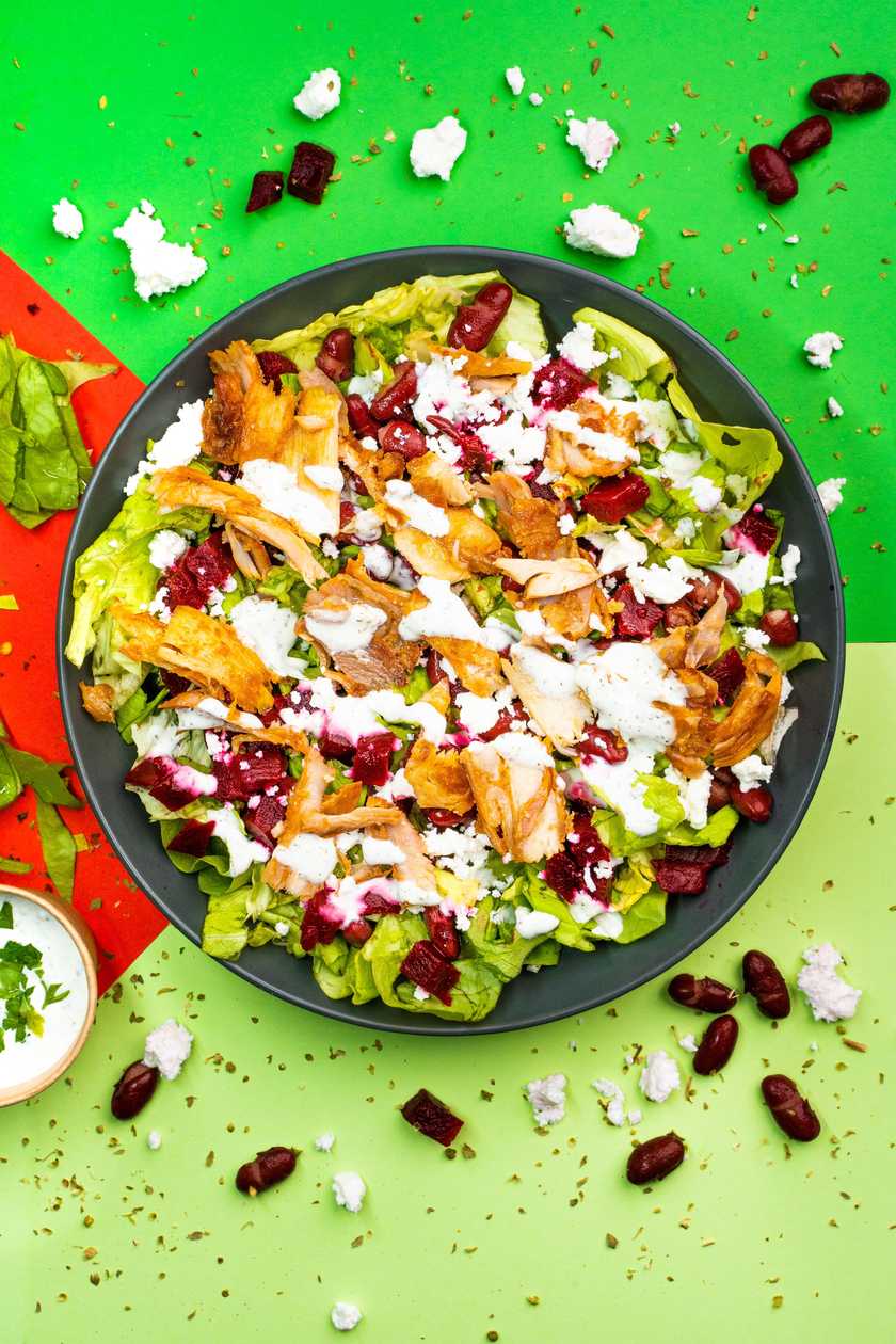 salata falafel