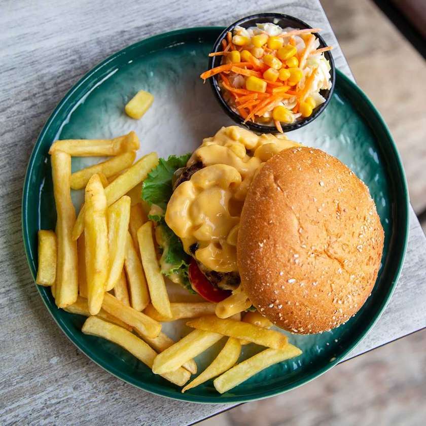 Mac and Cheese Burger