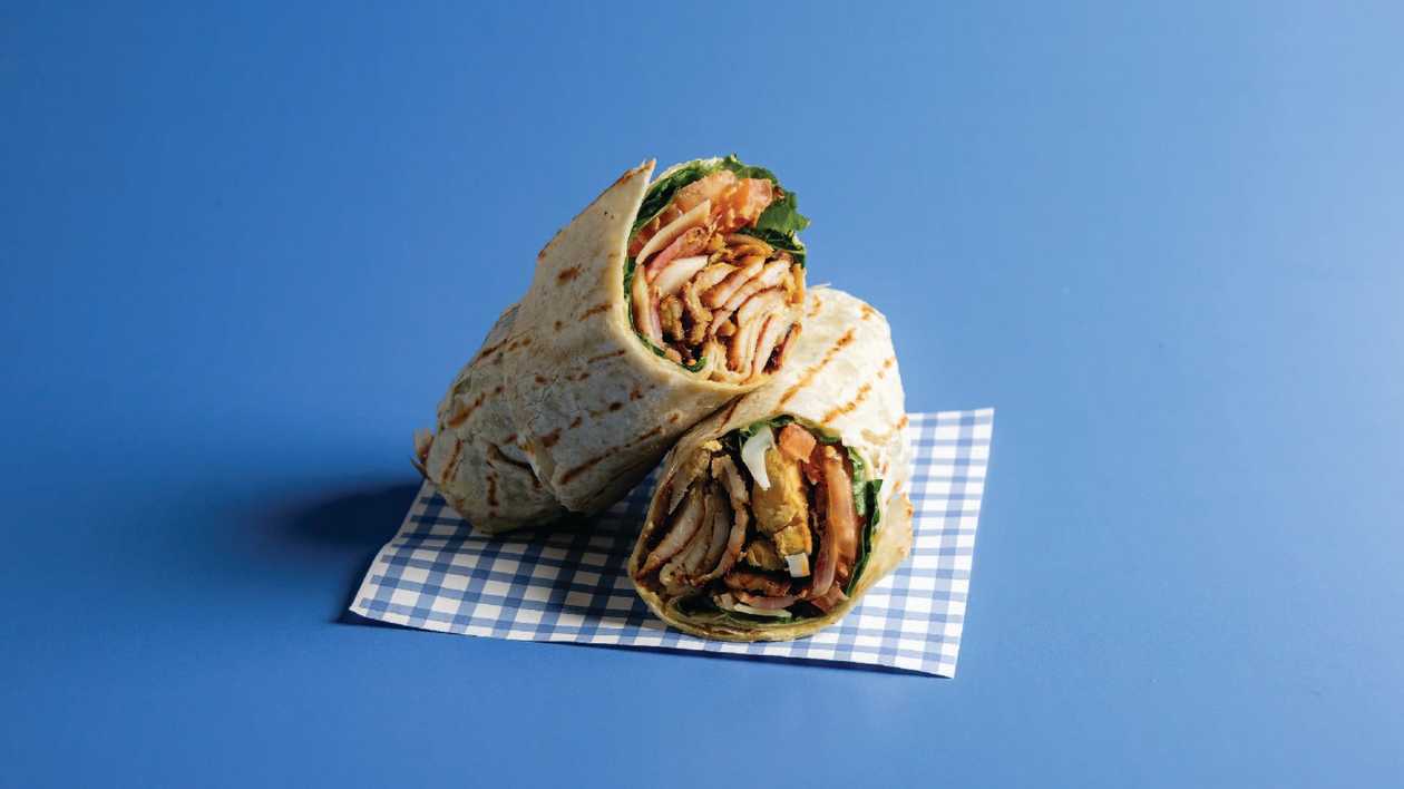 Pork Greek Combination Wrap