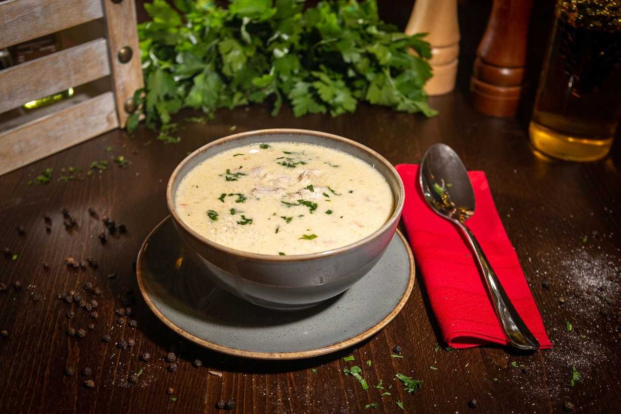 Greek chicken soup