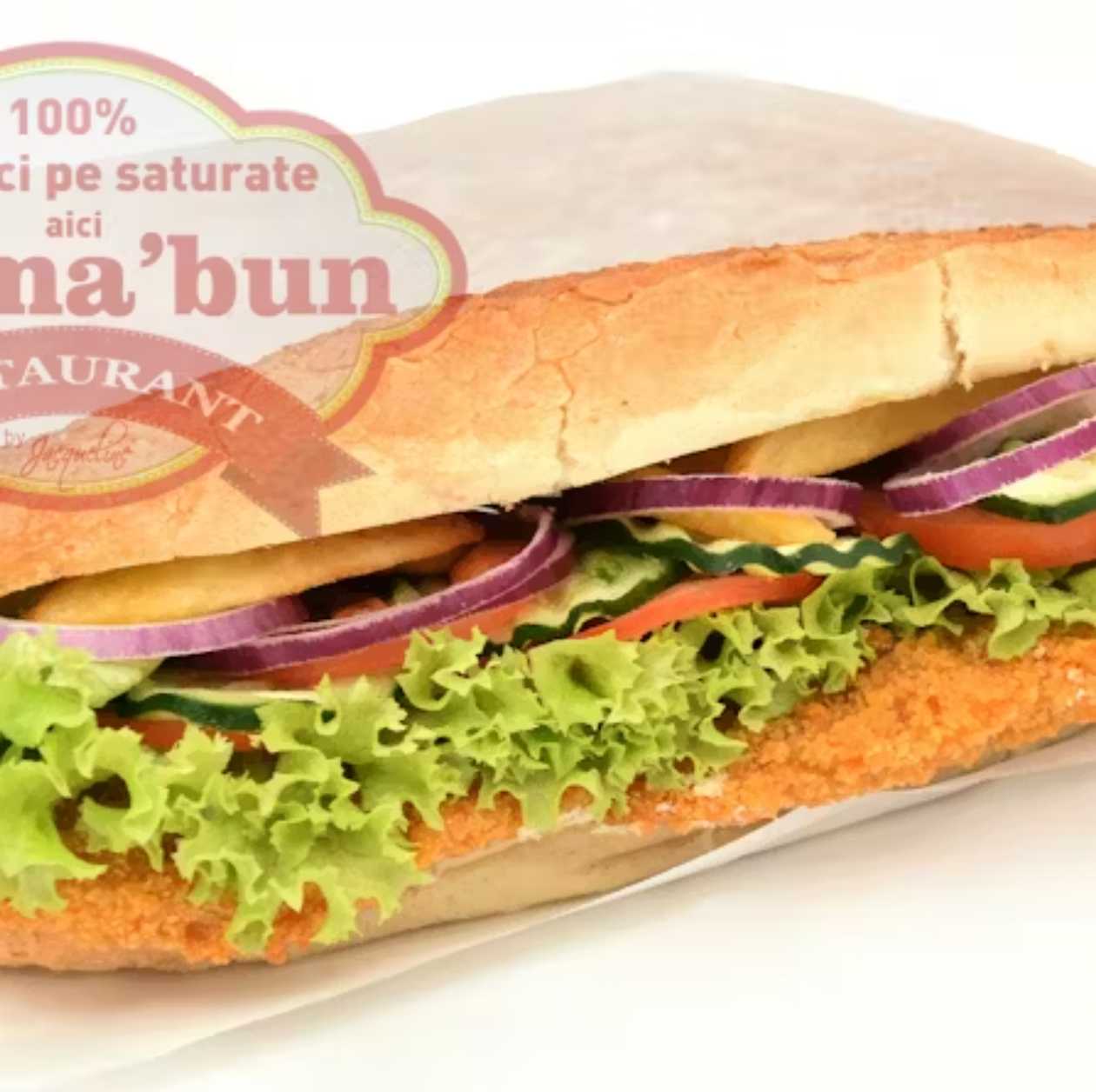 Meniu Snițel Generos