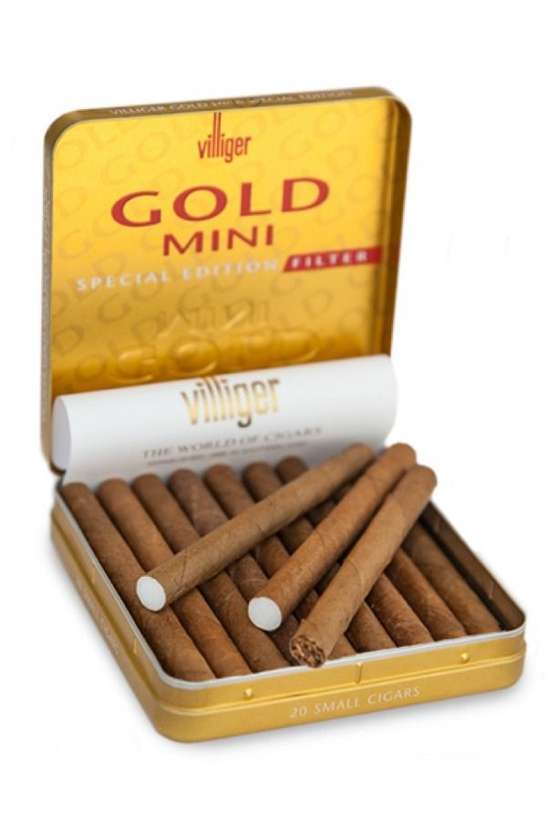 Villiger - Gold Mini Filter - 20 small Cigars