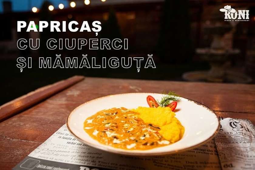 Mushroom Paprika with Polenta