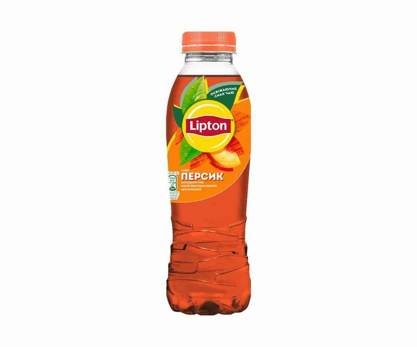 Чай Lipton чорний з персиком 0,5л(24022)