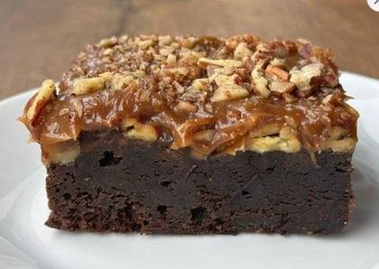 Caramel Pecan Brownie