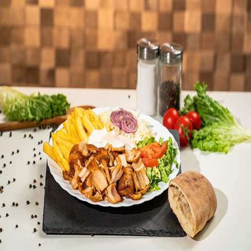 Kebab on a Plate