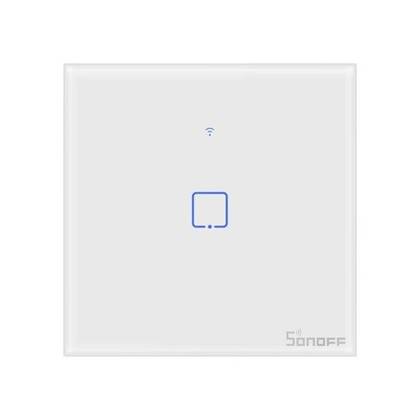 Sonoff T2EU1C-RF - Single Channel Smart Wall Switch - RF 433 MHz - White