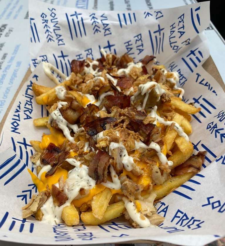 Loaded GYROS fries