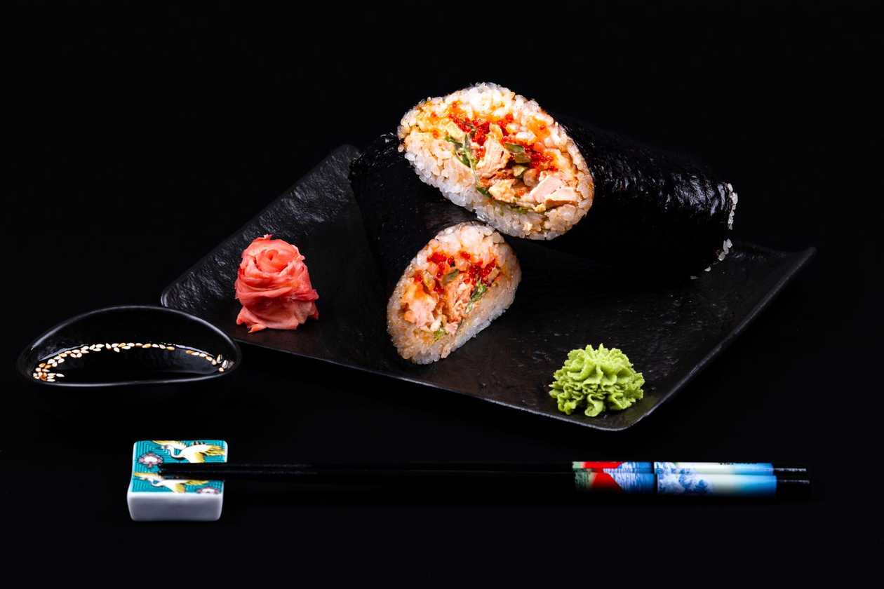 Sushico Burrito With Salmon