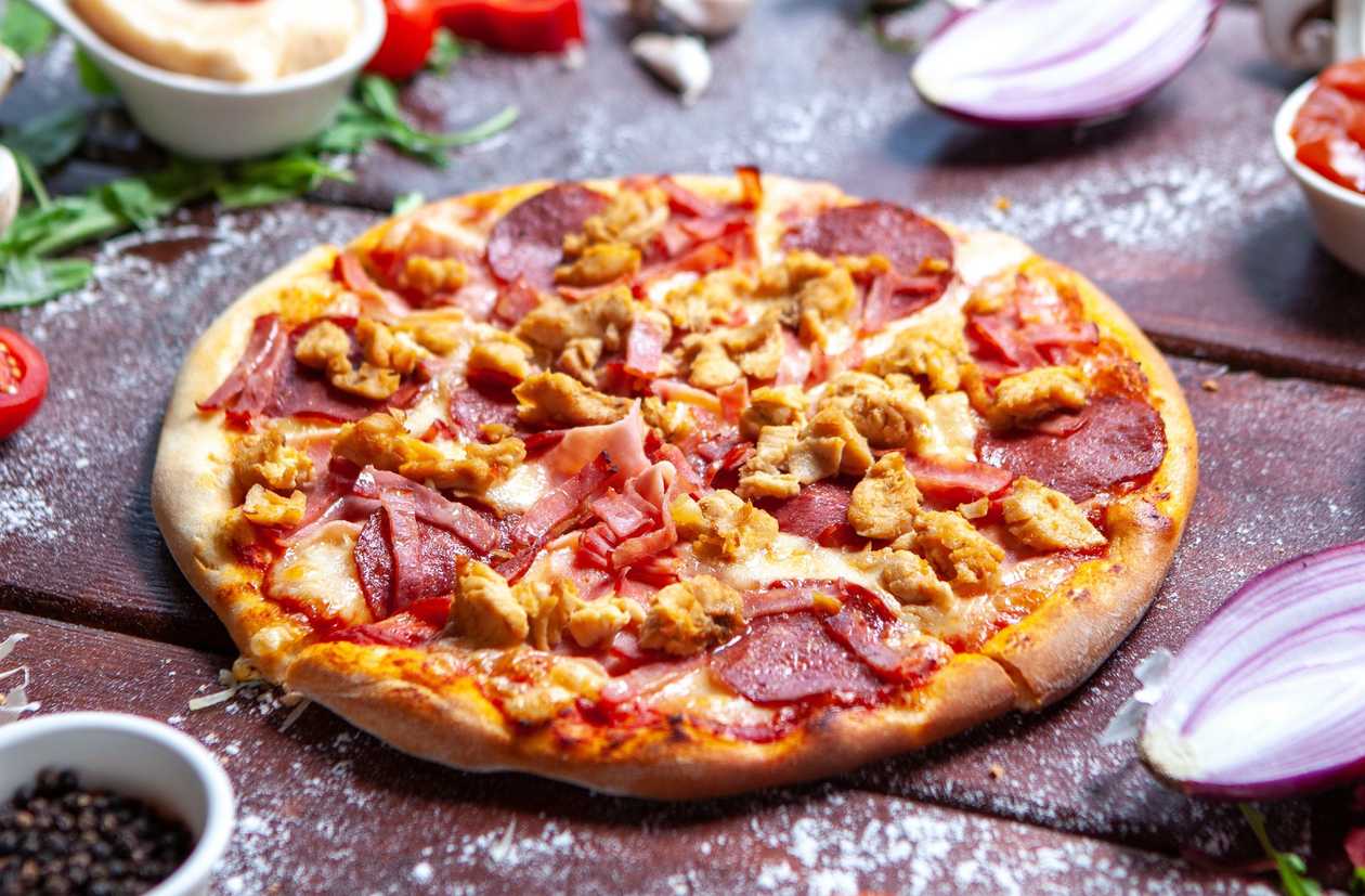 Pizza Quattro Carni 32cm