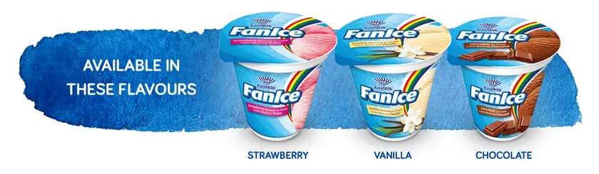 FanIce Strawberry Ice Cream 140ml