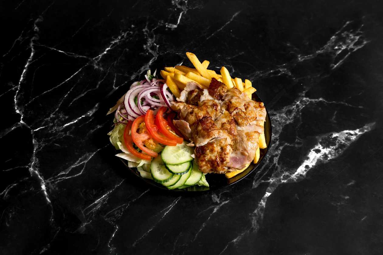 Kebab on a Plate Large