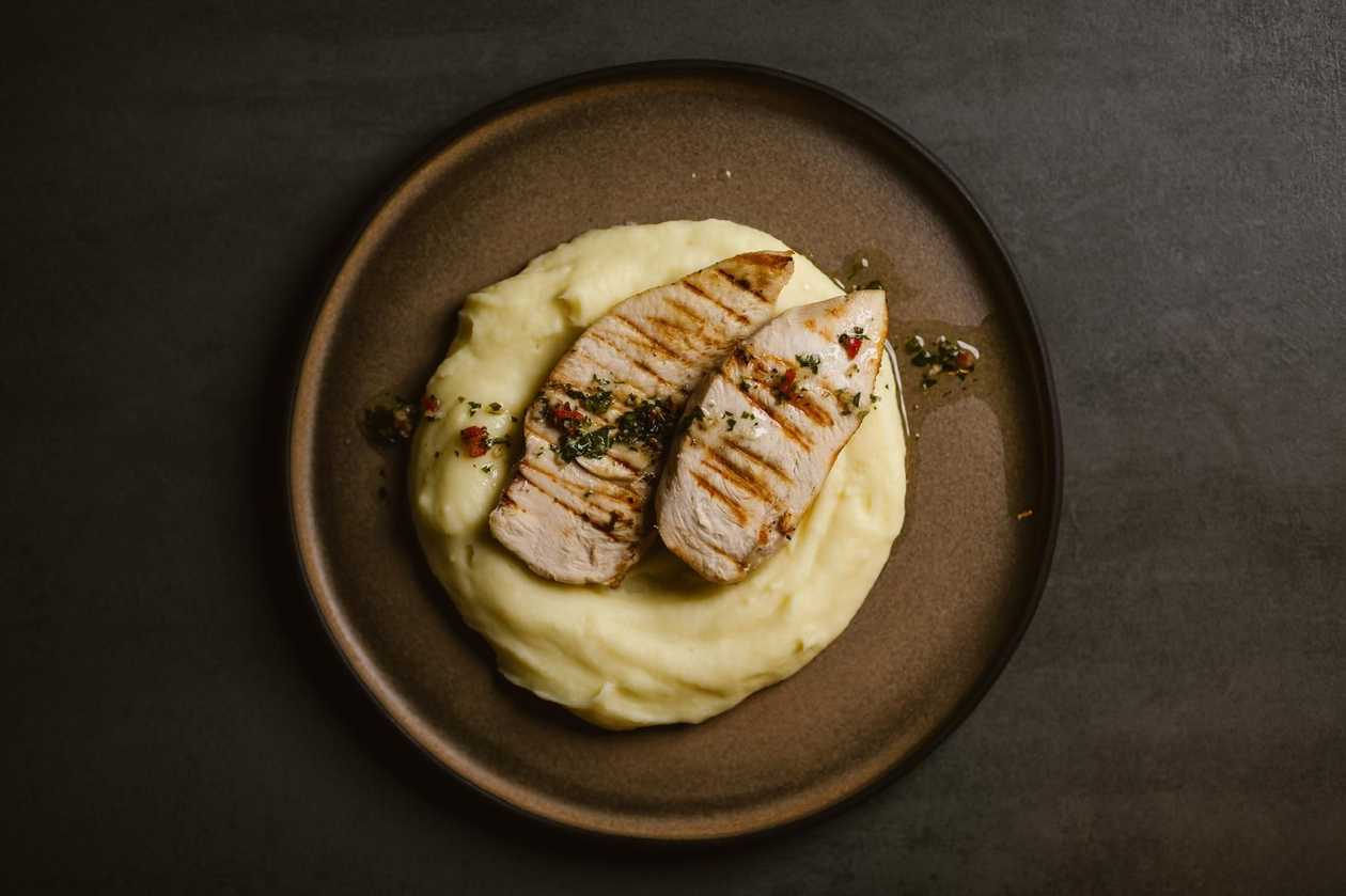 Chicken Breast with Truffle Puree