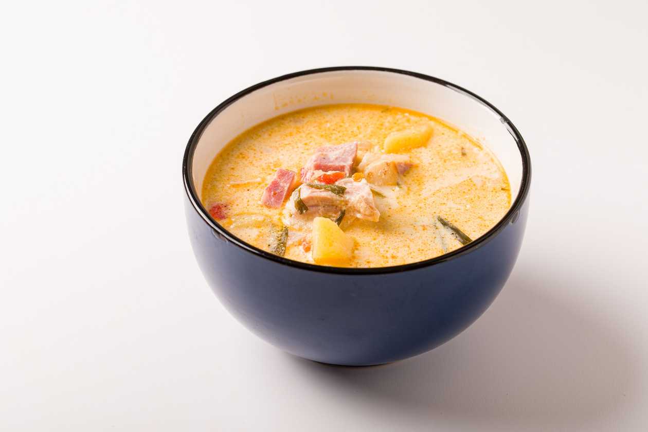 Potato Soup with Smoked Meat