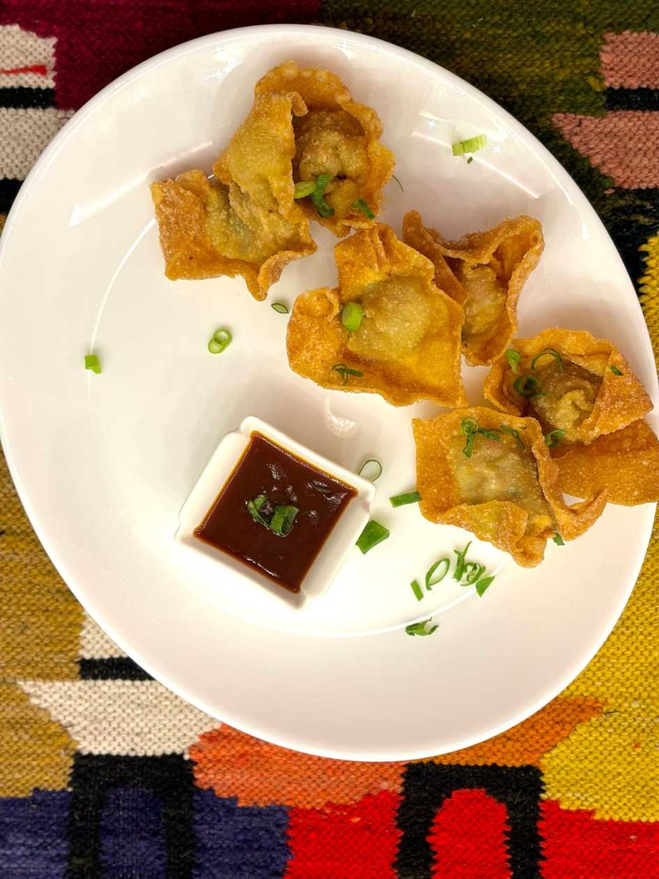 Shrimp and Bacon Wontons