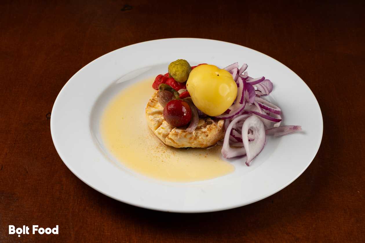 Pickled Hermelín (Czech Camembert)