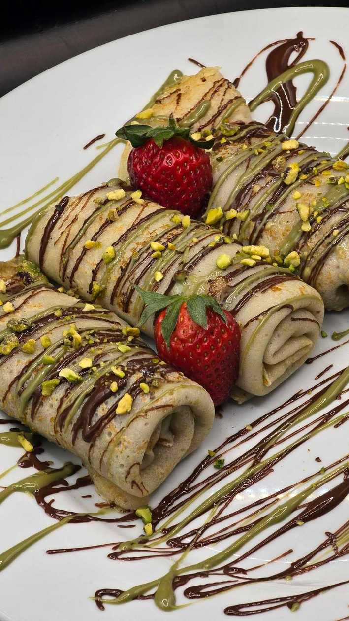 420 G / 3 KS DUBAJSKÉ PALACINKY - NOVINKA - SO ŠLAHAČKOU A ČOKOLÁDOU