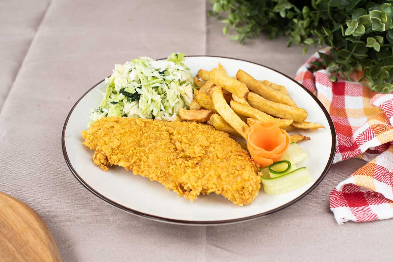 Chicken Schnitzel Menu