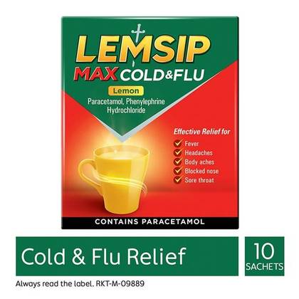Lemsip Max Cold & Flu Sachets (1 Sachet)