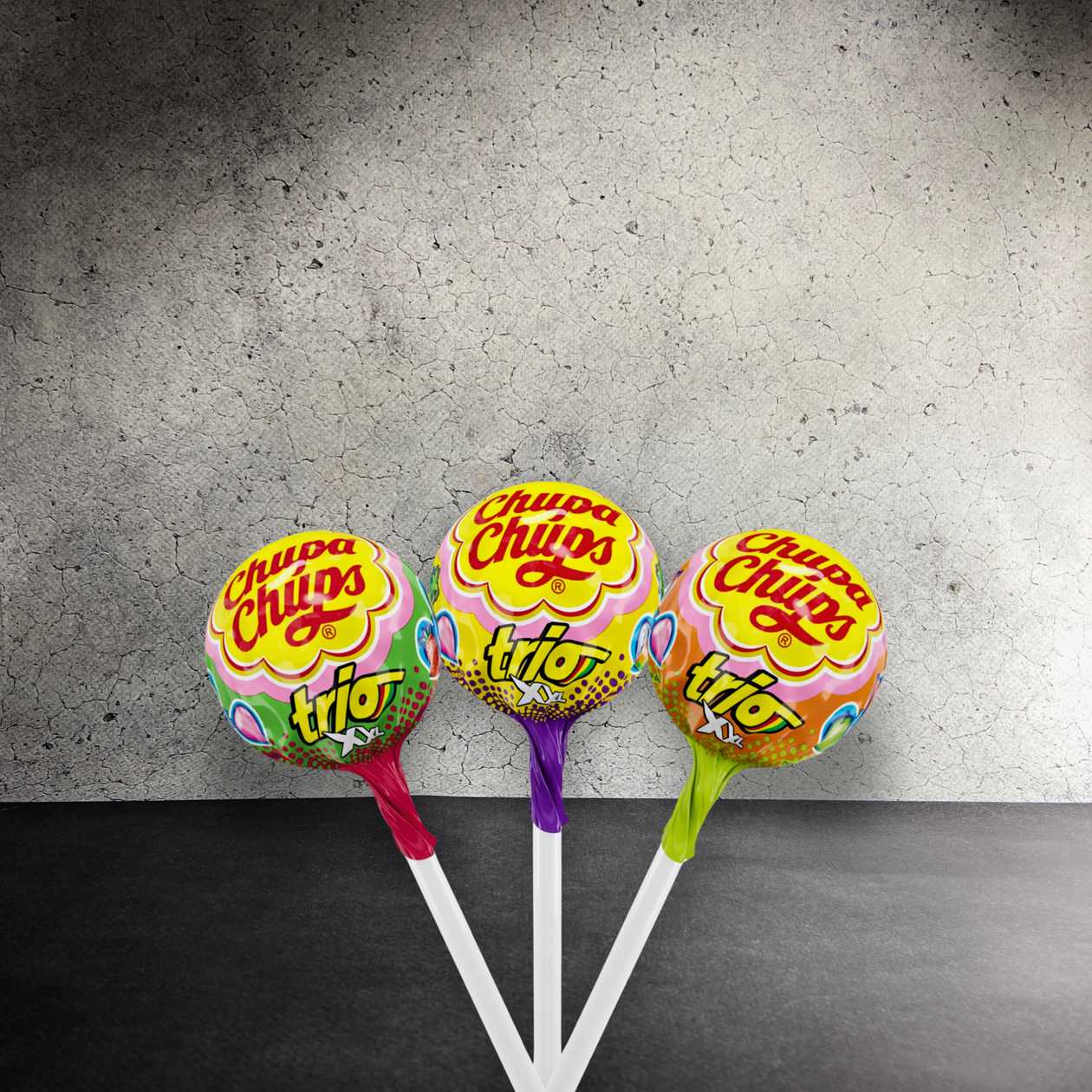 Льодяники Chupa Chups Trio XXL