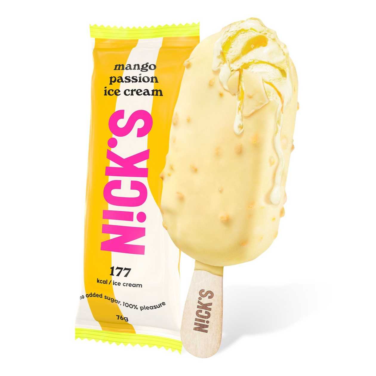 Nick's, Mango & Passion Ice Cream Bar, 90ml