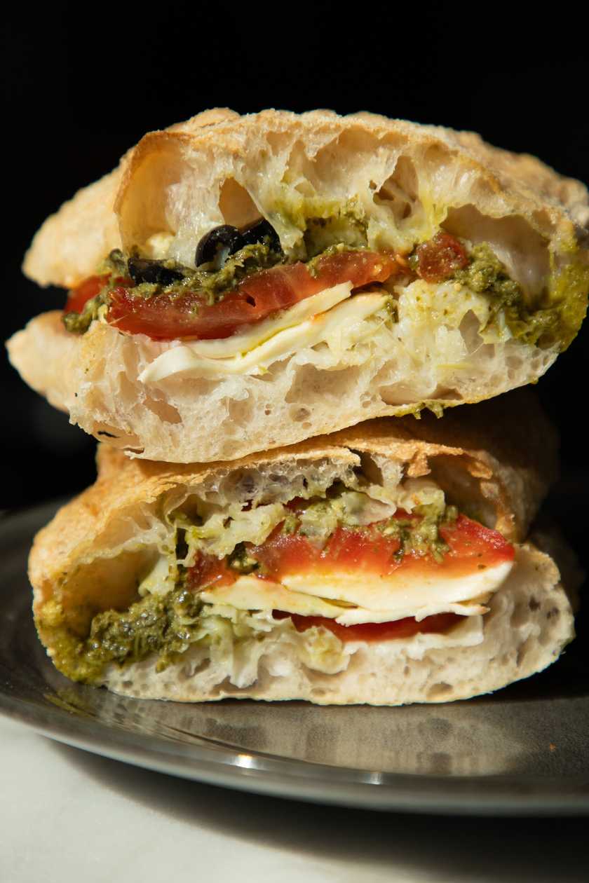 Sandwich with Mozzarella