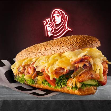 Shawarma cu cașcaval la bagheta