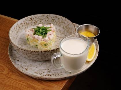Okroshka with Chicken