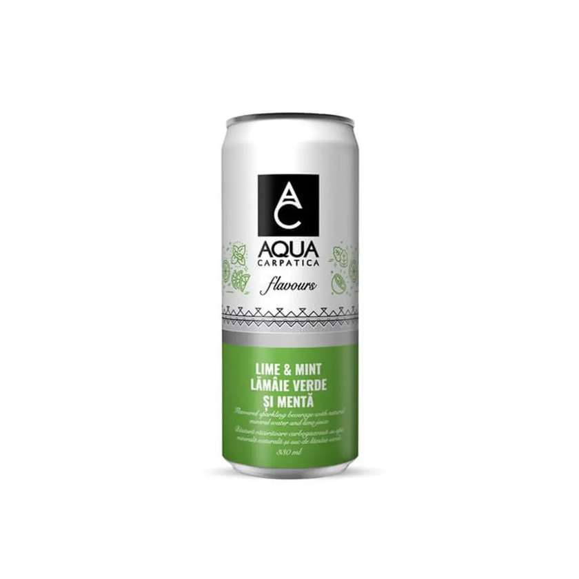 Aqua Carpatica Lămâie verde & Mentă
